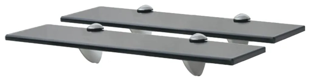 Mensole Galleggianti 2 Pz İn Vetro 40x20 Cm 8 Mm /