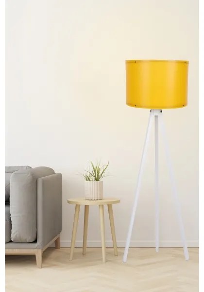 Lampada da terra AYD 1xE27/60W/230V arancio/bianca