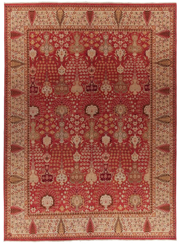 Tabriz Tappeto orientale 400x300 (Indian) Annodato A Mano