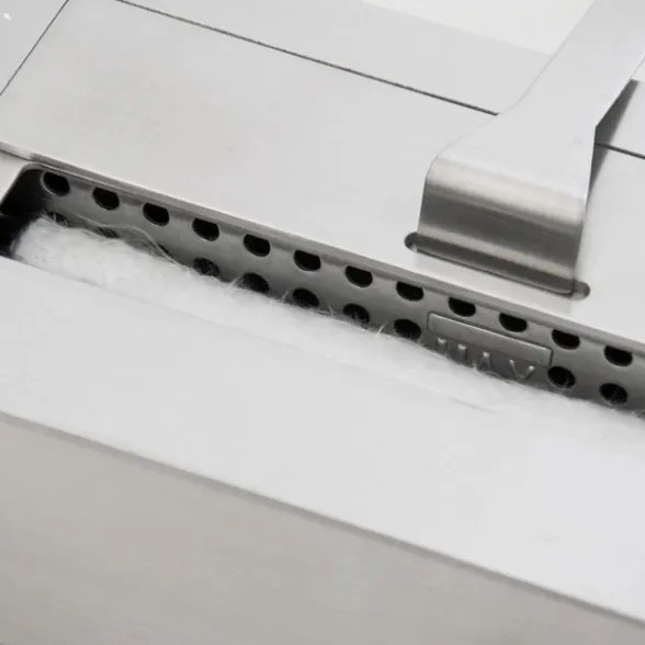 Camino a bioetanolo biocamino da terra Cambridge in legno Nero 110x37x102h