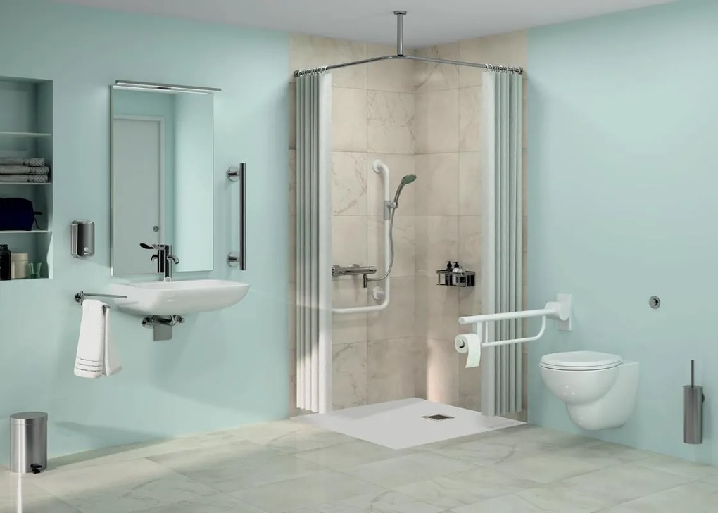 Sifone IDEAL STANDARD Contour 21 per lavabo grigio cromato