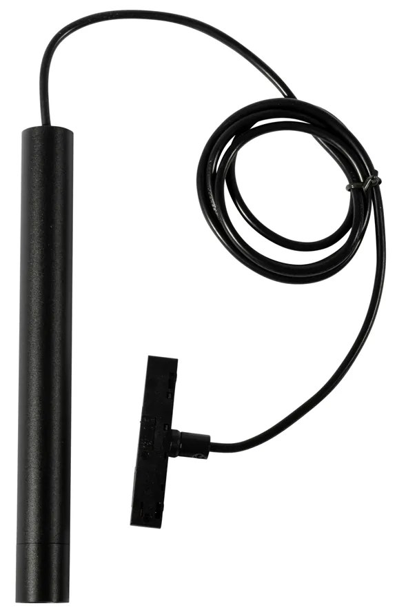Lampada a sospensione moderna nera per sistema binario monofase - Slimline Keno