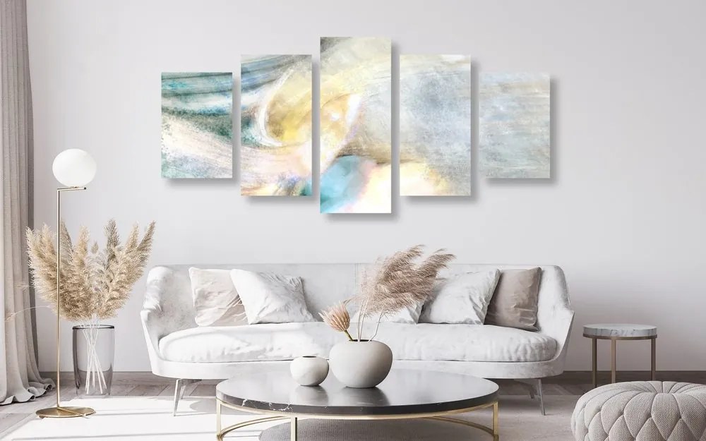 Quadri 5 pezzi – Astrazione insolita