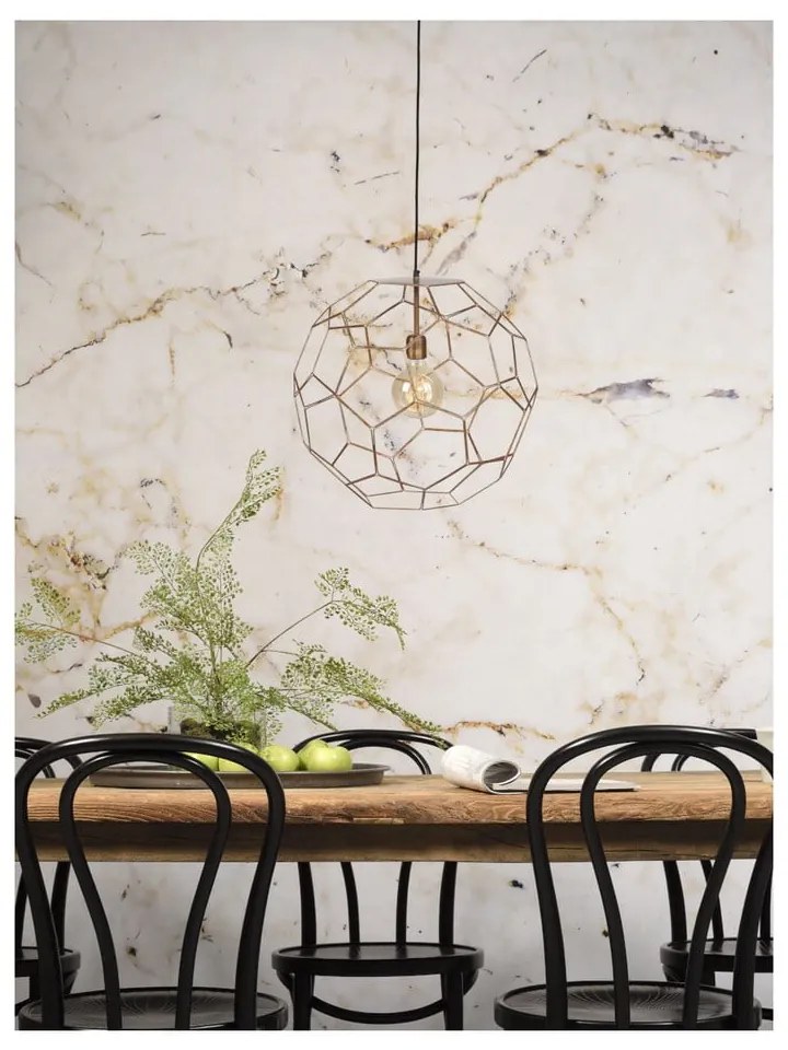 Lampada a sospensione marrone con paralume in metallo ø 34 cm Marrakesh - it's about RoMi