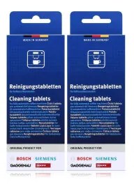 Bosch - Tablet per la pulizia per macchina da caffè completamente automatica TCA 5, 6 TCA, TCA 7 - lotto di 2 - TCZ6001
