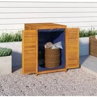 Contenitore da Giardino 70x87x104cm in Legno Massello di Acaciacod mxl 105826