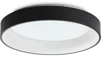 Plafoniera Moderna Ziggy Metallo Nero Led 42W 3000K Luce Calda