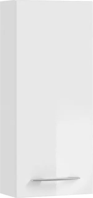 Pensile bagno Cassca bianco in truciolare PELIPAL, 1 anta apertura da destra P 38 x L 30 x H 72 cm