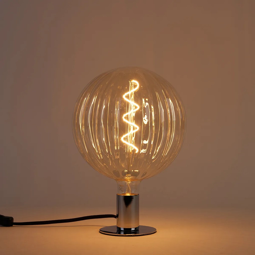 Lampadina LED dimmerabile E27 G200 ambra 4W 240lm 2000K