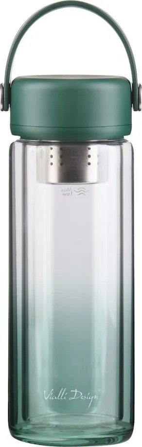 Bottiglia verde in vetro 350 ml Fuori – Vialli Design