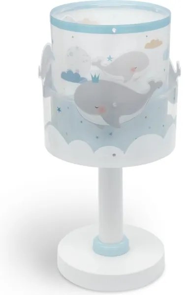 Dalber 61171T - Lampada per bambini WHALE DREAMS 1xE14/8W/230V blu