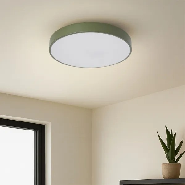 Brilagi - plafoniera LED dimmerabile POOL LED/36W/230V 3000-6000K 30 cm verde + telecomando