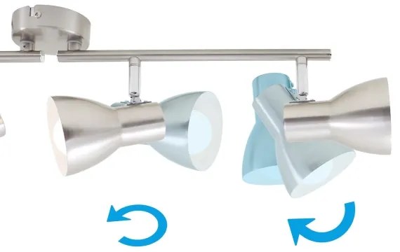 Briloner 2860-042 - Faretto 4xE14/25W/230V