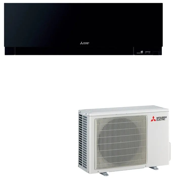Condizionatore a muro monosplit MITSUBISHI ELECTRIC Kirigamine 9000 BTU classe raffreddamento A+++, nero
