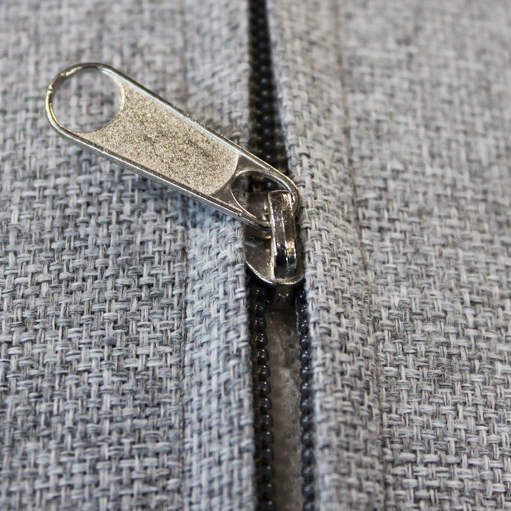 BACHATA - salotto con struttura in alluminio verniciato taupe o bianca, rivestimento in corda in pvc