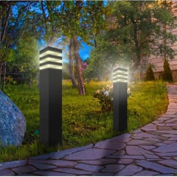 Lampada esterna TEKSAS 1xE27/12W/230V IP44 44 cm antracite