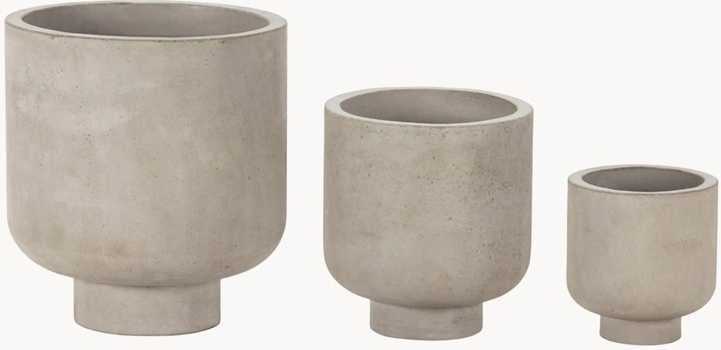 Set di 3 vasi da giardino June