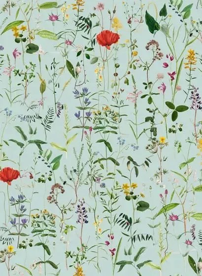 Blumentapete Aquafleur von MINDTHEGAP - WP20174