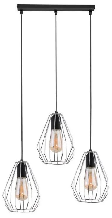 Lampadario a sospensione con filo BRYLANT 3xE27/60W/230V