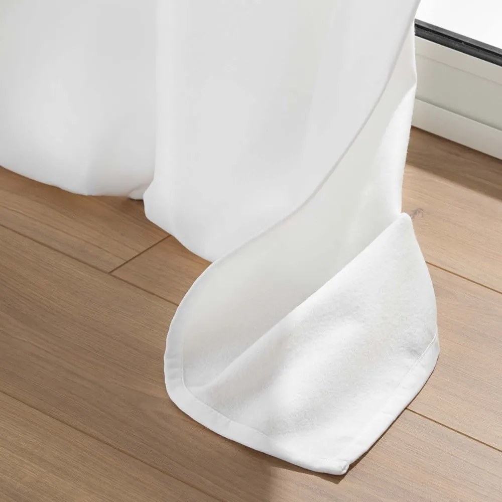 Tenda termoisolante bianca in microfibra 135x260 cm Micropolar – douceur d'intérieur