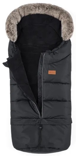 PETITE&MARS - Set sacco 4in1 ARCTIC + manopole passeggino Forever Black