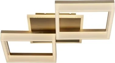 Searchlight 83510GO - Plafoniera dimmerabile a LED FENCE LED/25W/230V