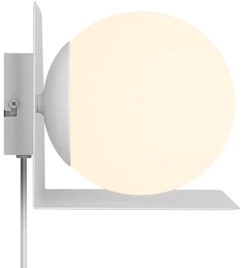 Nordlux - Applique con mensola LILIBETH 1xE14/25W/230V bianco