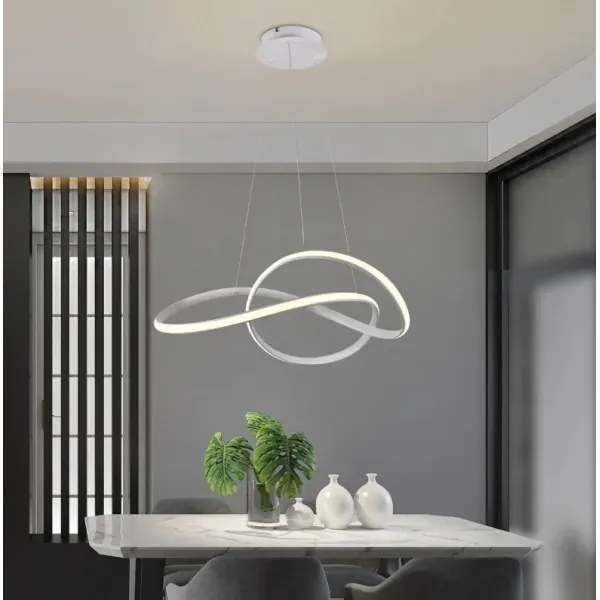 Brilagi - Lampadario a sospensione con filo LED dimmerabile COSMOWAVE LED/70W/230V 3000-6500K bianco + +TC