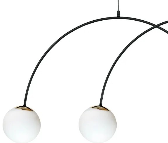 Zuma Line 1220 - Lampadario su cavo BOW 4xE14/10W/230V nero