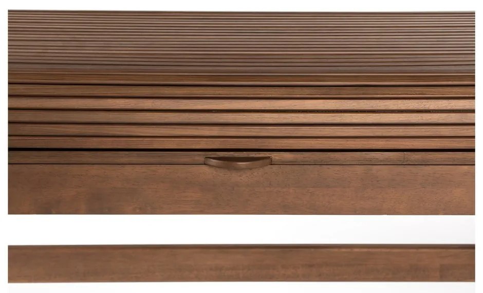 Scrivania marrone con piano estraibile Barbier - Zuiver