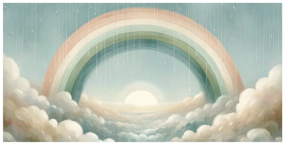 Quadro su tela – Porta fiabesca verso il cielo