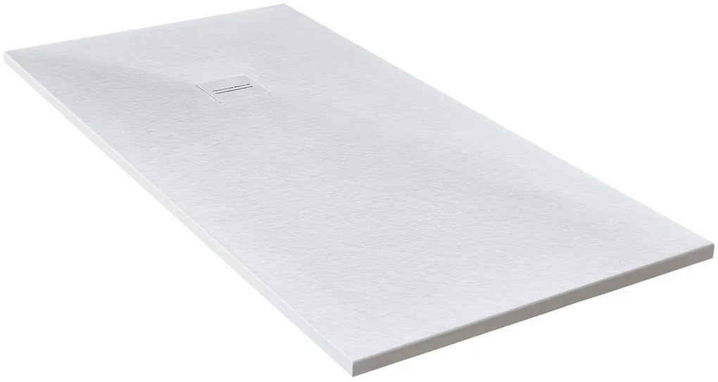 Piatto doccia MOLDCOM COMPOSITES in resina Cosmos Stone bianco L 85 x L 210 x H 4 cm opaco