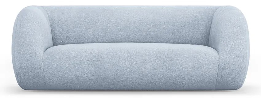 Divano bouclé azzurro 210 cm Essen - Cosmopolitan Design