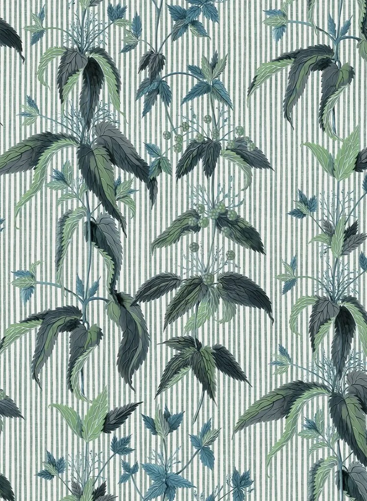 House of Hackney Carta da parati Urtica - Myrtle Stripe