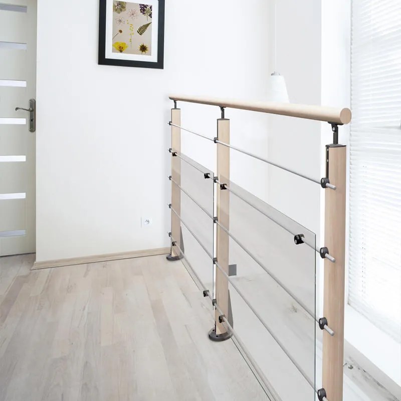 Modulo parapetto BURGER Hesta in legno faggio 12 cm x 103.5 cm x 200 cm