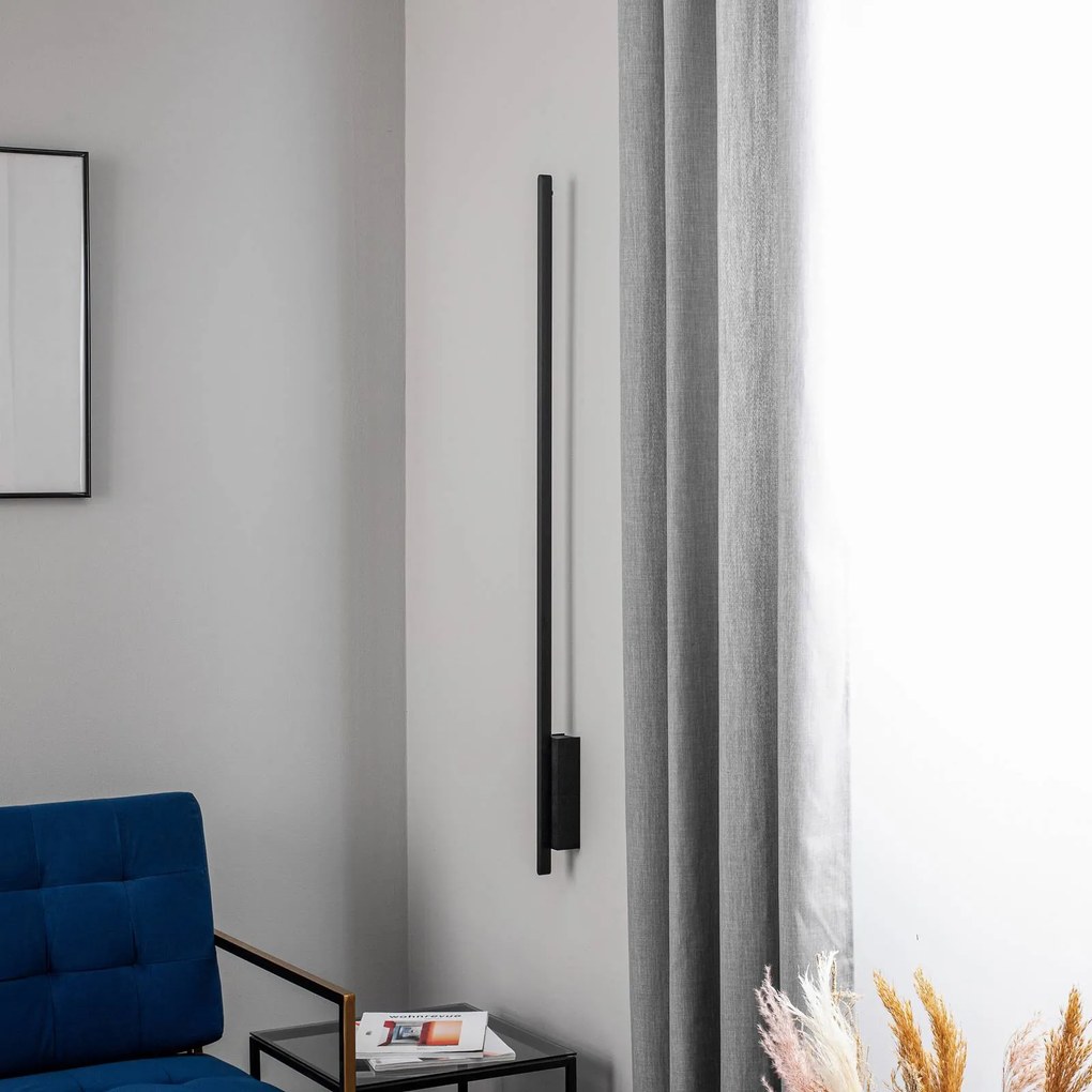 Quitani Talon applique LED nero satinato anodico