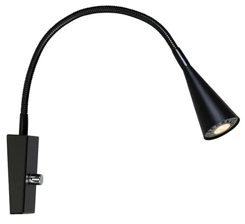 Ledro Applique da Parete Nero Opaco LED 12V Dimmerabile - Belid