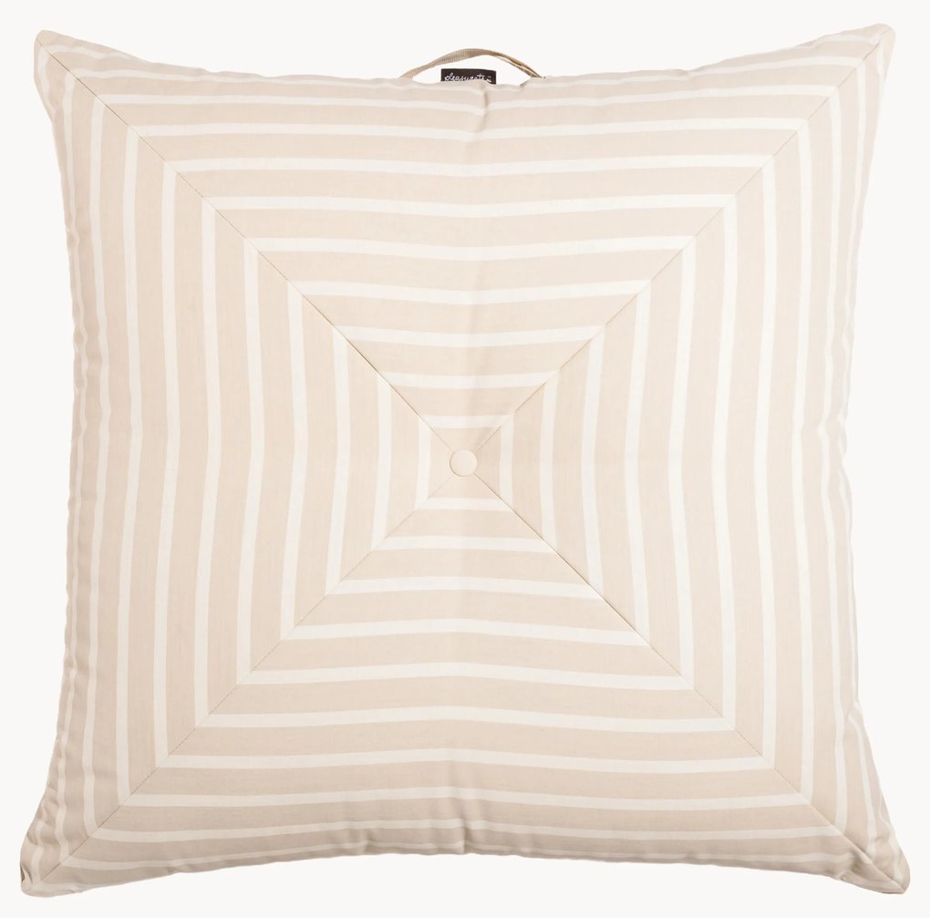 Cuscino da pavimento da esterno con strisce Cozy