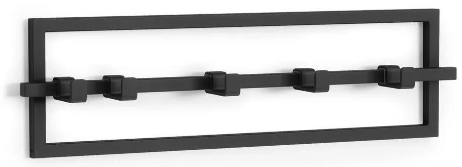 Appendiabiti da parete in metallo nero Cubiko - Umbra