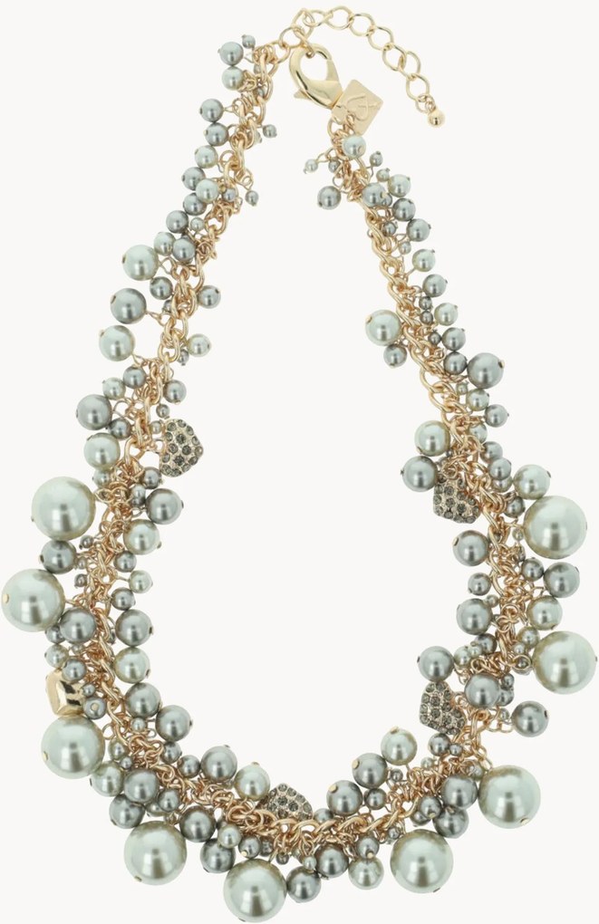 Collana placcata in oro con perle Ultimate Pearl