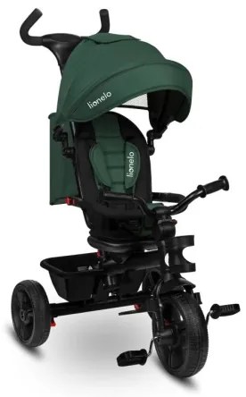 Lionelo - Triciclo per bambini HAARI verde/nero