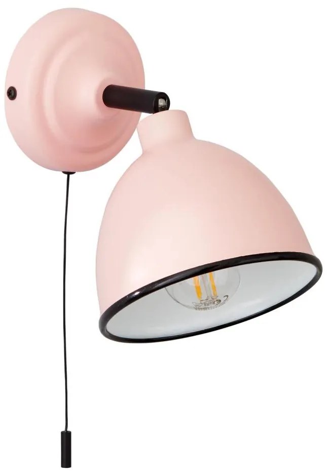 Brilliant - Faretto da parete TELIO 1xE14/28W/230V rosa