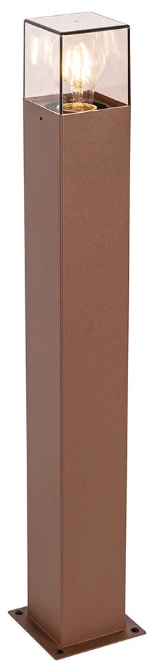 Lampada da esterno a stelo intelligente marrone ruggine 70 cm incl. Wifi P45 - Denmark