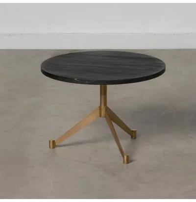 Tavolino da Caffè 45 x 45 x 31 cm Marmo Ferro