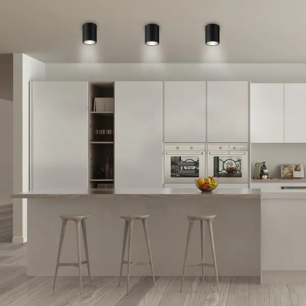 Rabalux 2055 - Faretto KOBALD 1xE27/25W/230V nero