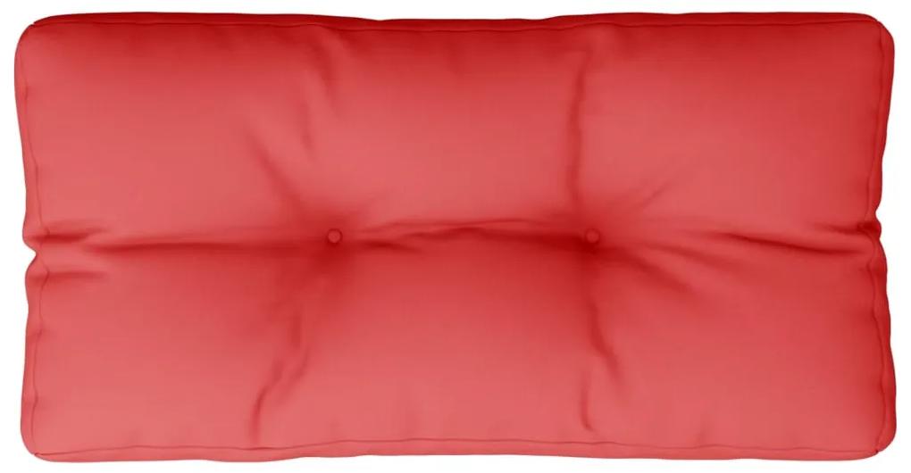 Cuscino per Pallet Rosso 70x40x12 cm in Tessuto