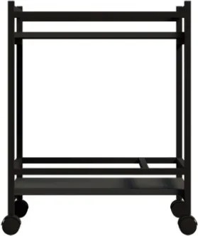 Carrello Portavivande Stile Industrial 60x34x76 Will Antracite