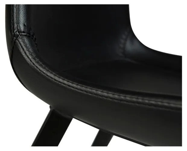 Sgabello da bar in similpelle nera Hype - DAN-FORM Denmark