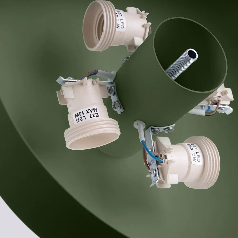 Plafoniera verde Blacko – Sollux