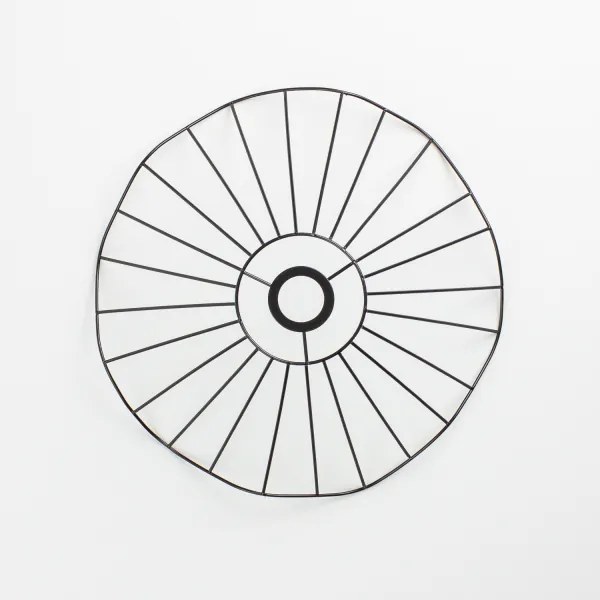 Paralume universale CURITIBA Ø 40 cm, nero